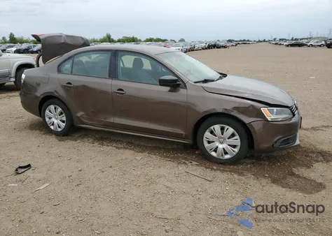2013 Volkswagen Jetta Base из США, поврежденный, VIN 3VW2K7AJ5DM216607
